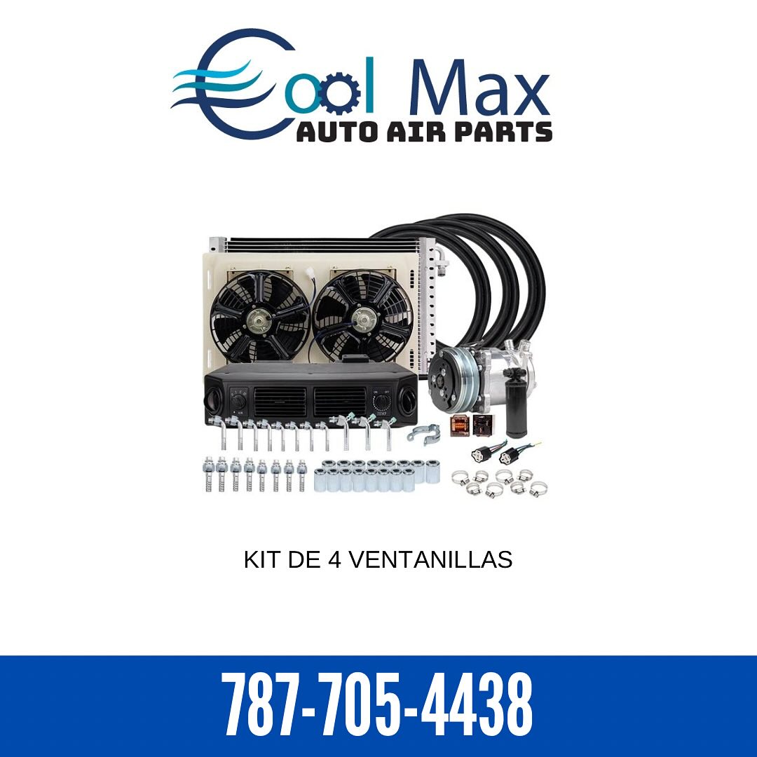 Kit de A/c Universal de 4 ventanillas