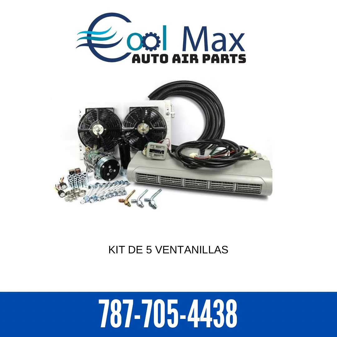 Kit de a/c universal 5 ventanillas